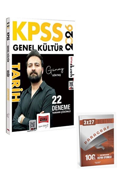 Anla Kazan Yayınları Yargı 2026 KPSS Tarih 22 Deneme Çözümlü+Anla Kazan Paragraf