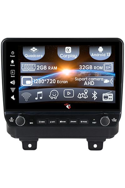 navi-it Navigatie dedicata Wrangler 2018-2019 cu butoane rotative model 2024, 9 Inch, 2GB RAM 32GB ROM, Quad