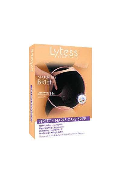 Lytess Anti-Stretch Mark High Waist Maternity Brief Black L/XL