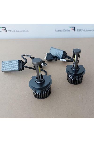 BGRJ Automotive H4 cob F2 LED bulbs, 12000 lumens 100W, 6000k