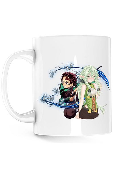 OEM Cana Goblin Slayer Elf Kimetsu no Yaiba Tanjirou, alba, 330 ml