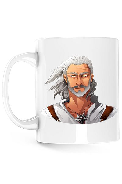 OEM Cana The Witcher Geralt of Rivia Minecraft Tlaucher, alba, 330 ml