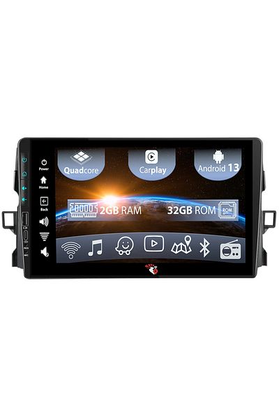 navi-it Navigatie dedicata Toyota Auris 2006-2011, USB&Butoane fizice frontale, Android 13, Wireless Carplay