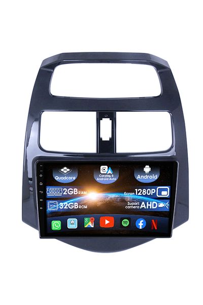 navi-it Navigatie dedicata Chevrolet Spark 2010-2014, Android 13, Wireless Carplay si Android auto 2 GB RAM