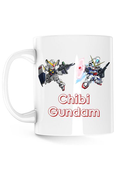 OEM Cana Gundam Universe Chibi Doza Animata, alba, 330 ml