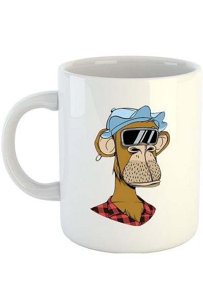 OEM Cana NFT Monkey Pyramid Thief Crypto Coin, alba, 330 ml