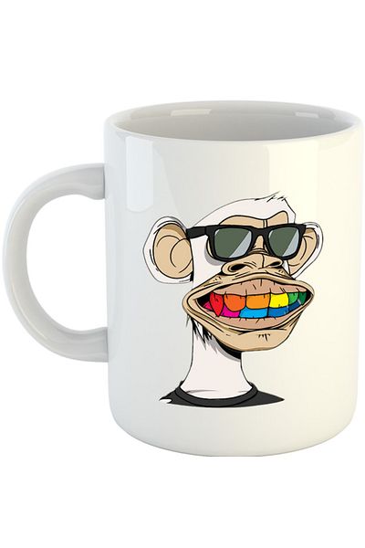 OEM Cana NFT Monkey Sell Online Art Colors Humanoid, alba, 330 ml