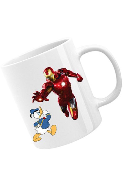 OEM Cana Ironman Donald Duck Tony Stark Save World, alba, 330 ml