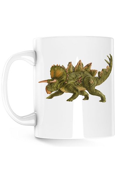 OEM Cana Jurassic Park Velociraptor Spinosaurus Isla Nublar, alba, 330 ml