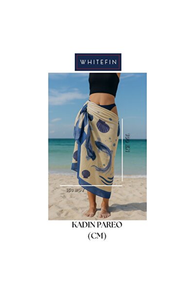 Whitefin Pareo Blue Reef