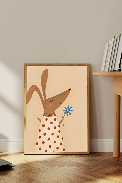 Dekorsiahome Tek Parça Ahşap Çerçeveli Dekoratif Tablo TK0764