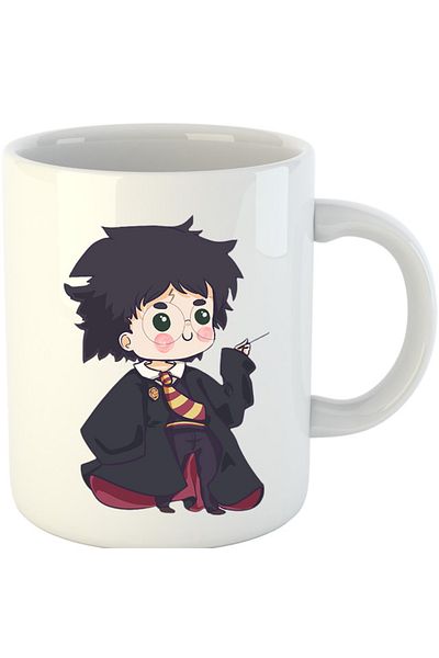 OEM Cana Harry Potter Magic Chibi Small Cute Wizard Academy, alba, 330 ml
