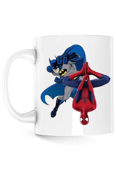OEM Cana Batman Spiderman Bruce Spirit Cosplay Marvel, alba, 330 ml