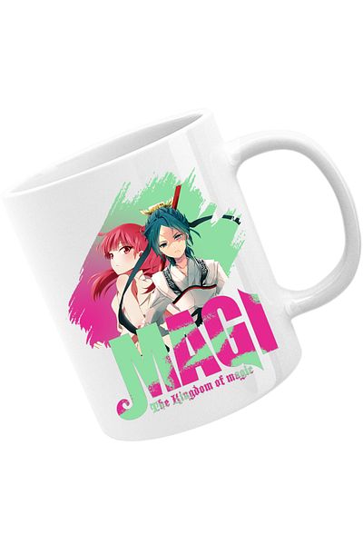 OEM Cana Magi The Labyrinth of Magic Morgiana Hakuryuu Logo Brush, alba, 330 ml
