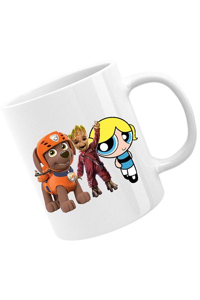 OEM Cana Baby Groot Bubble Paw Patrol Dog Blonde PowerPuff, alba, 330 ml