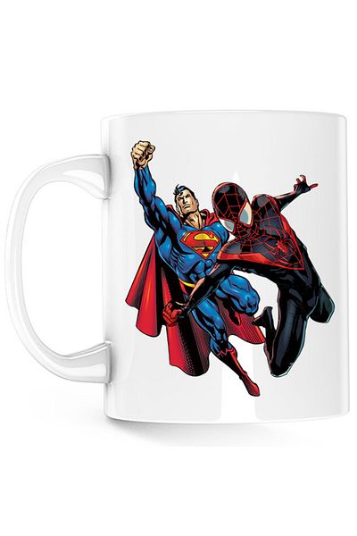 OEM Cana Spiderman Superman Mission Venom, alba, 330 ml