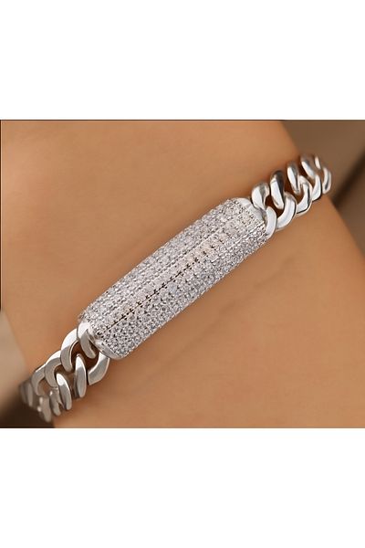 G Sport POLO Steel Stone and Mesh Detailed Bracelet