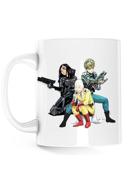 OEM Cana Battle Angel Alita Gally Saitama Genos Trio Fight, alba, 330 ml