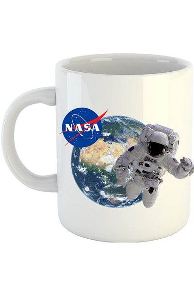 OEM Cana NASA Astronaut Earth Planet Universe, alba, 330 ml