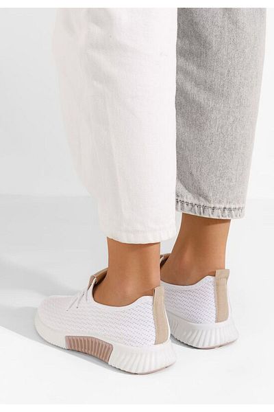 B T Shoes Pantofi sport dama Lemea albi