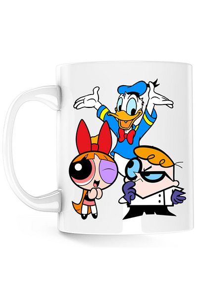 OEM Cana The Powerpuff Girls Donald Dexter Genius Science, alba, 330 ml