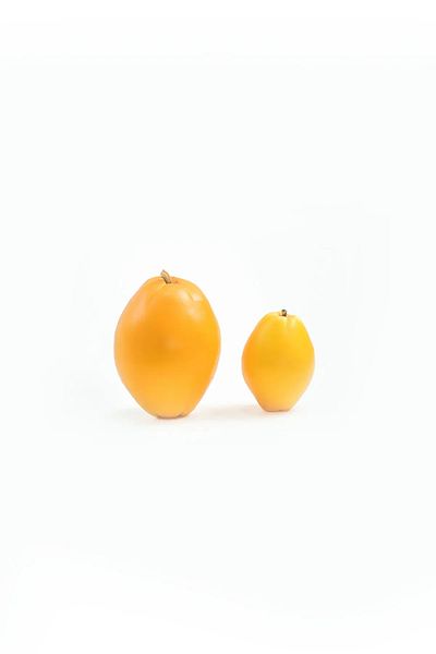 Halımax صابون زخرفي معطر على شكل فاكهة صابون فواكه مصنوع يدويًا كمثرى حجم صغير 1 قطعة