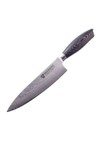 Maranc Professional Chef's Knife Maranc, Damascus Steel, 20 cm, M5