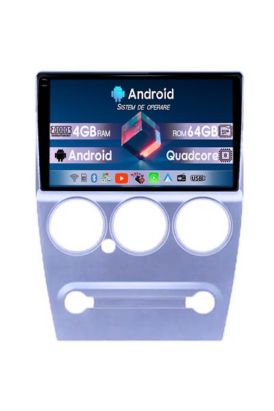 navi-it Navigatie dedicata Citroen Elysee 2008-2013, 4GB RAM 64GB ROM, Quadcore, Android 14, Display QLED 1K