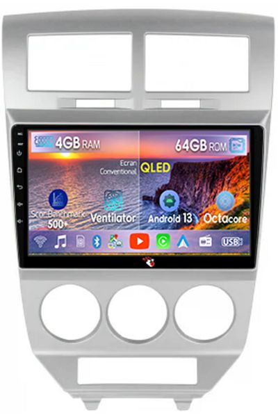 navi-it Navigatie dedicata Dodge Caliber 2007-2014, 4GB RAM 64GB ROM, Octacore, Android 13, Display QLED 10"