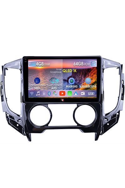 navi-it Navigatie dedicata Mitsubishi L200 2015-2019, 4GB RAM 64GB ROM, Octacore, Android 14, Display QLED 1