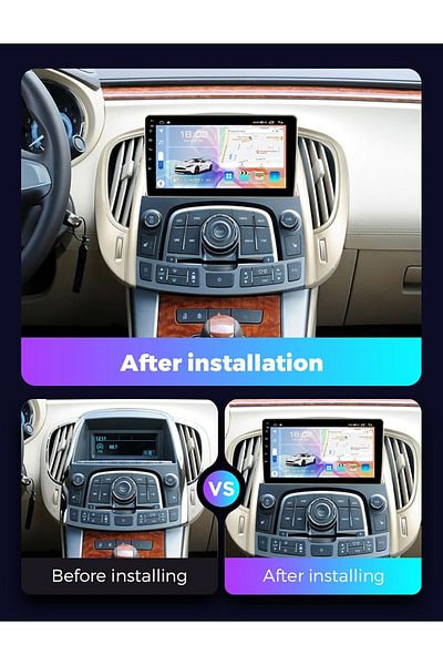navi-it Navigatie dedicata Buick Lacrosse 2009-2013, 4GB RAM 64GB ROM, Octacore, Android 14, Display QLED 1K
