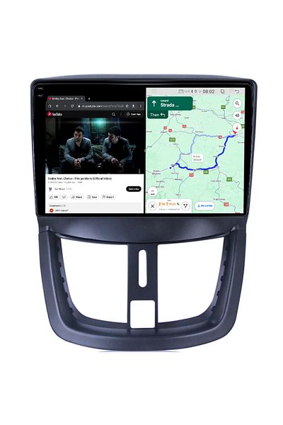 navi-it Navigatie dedicata Peugeot 207 2006-2015, 4GB RAM 64GB ROM, Quad Core, Display 9" QLED 1K, Carplay,