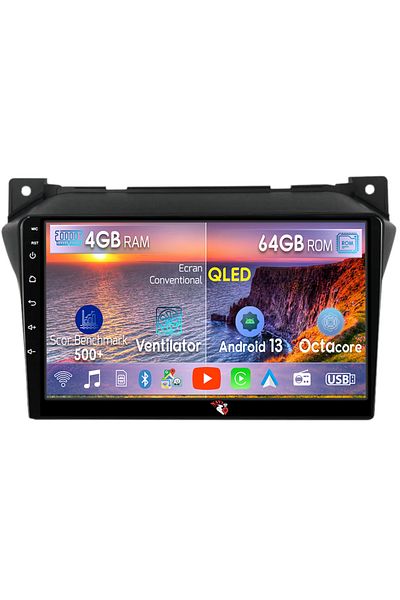 navi-it Navigatie dedicata Suzuki Alto 2009-2016, 4GB RAM 64GB ROM, Octacore, Android 13, Display QLED 9", D