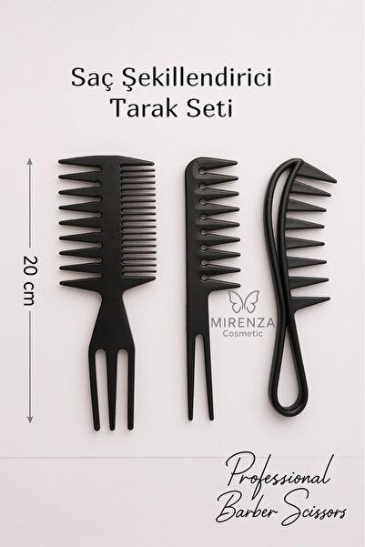mirenza cosmetic Set češlja za oblikovanje kose Set češlja za vosak Češalj za...