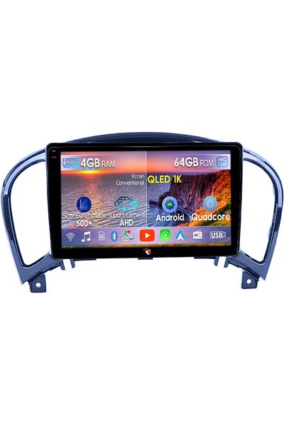 navi-it Navigatie dedicata Nissan Juke 2010-2014, 4GB RAM 64GB ROM, Octacore, Android 14, Display QLED 1K 9"