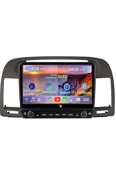 navi-it Dedicated navigation Camry 2002-2006 with rotary buttons model 2024, 4 GB RAM 64 ROM, Quadcore, Android
