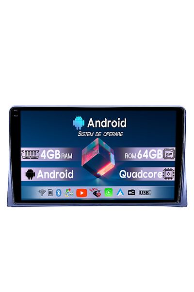 navi-it Navigatie dedicata Volkswagen Multivan 2003-2015, 4GB RAM 64GB ROM, Quad Core, Display 9" QLED 1K, C