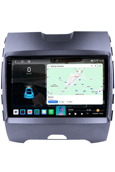 navi-it Navigatie dedicata Ford Edge 2015-2018, 4GB RAM 64GB ROM, Octacore, Android 14, Display QLED 1K 9",