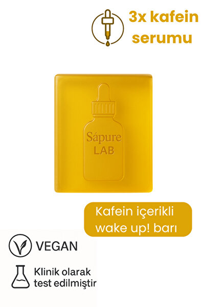 Viscomina Sapure Lab "WAKE UP" Serum Etkili Cilt Temizleme Barı | Kafeinli Sabah Canlandırıcısı