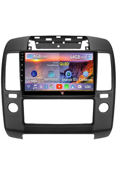 navi-it Navigatie dedicata ​Nissan Navara 2004-2010, 4GB RAM 64GB ROM, Octacore, Android 13, Display QLED 9"