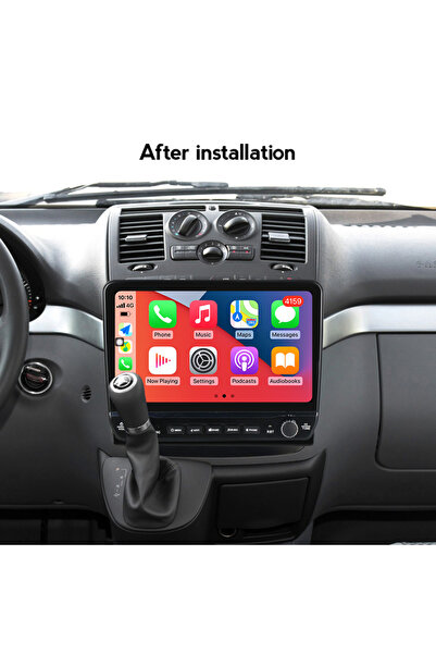 navi-it Navigatie dedicata VIto 2011-2015 cu butoane rotative model 2024, 4 GB RAM 64 ROM, Quadcore, Android