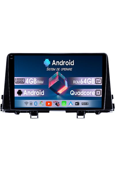 navi-it Navigatie dedicata KIA Morning picanto 2017-2020, 4GB RAM 64GB ROM, Quad Core, Display 9" QLED 1K, C