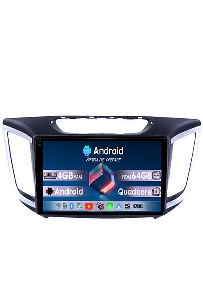 navi-it Navigatie dedicata Hyundai IX25 2015-2019,Android 14, Wireless Carplay si Android auto 4GB RAM 64GB