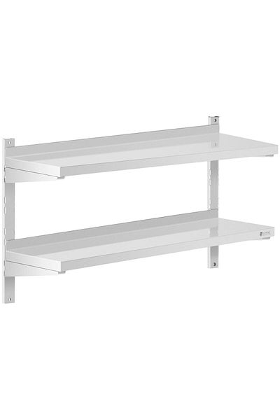 Royal Catering Raft dublu reglabil pentru catering, din oțel, 100 x 30 cm