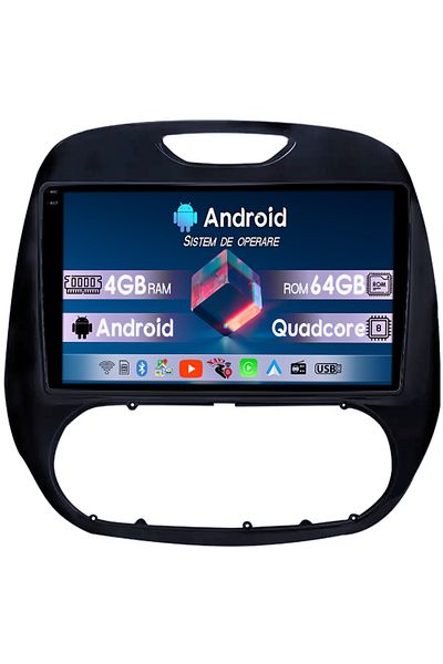 navi-it Navigatie dedicata Renault Kaptur 2016-2019, 4GB RAM 64GB ROM, Quad Core, Display 9" QLED 1K, Carpla