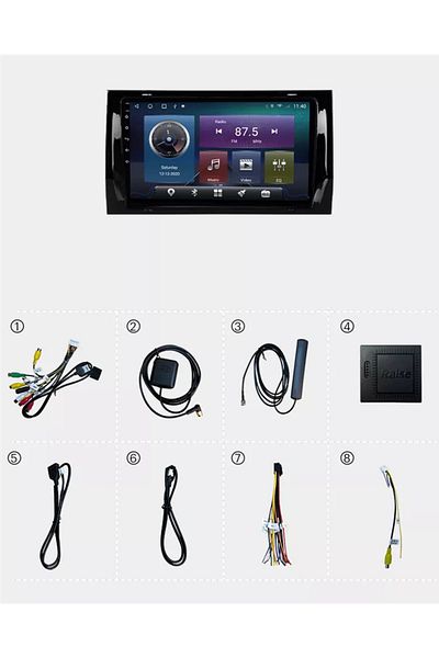 navi-it Dedicated navigation Skoda Kodiaq 2017+, 4GB RAM 32GB ROM, Octacore, Android 14, Display QLED 10", DSP