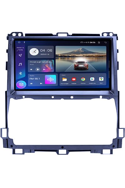 navi-it Navigatie dedicata Toyota Prado 2002-2009, 4GB RAM 64GB ROM, Quad Core, Display 9" QLED 1K, Carplay,