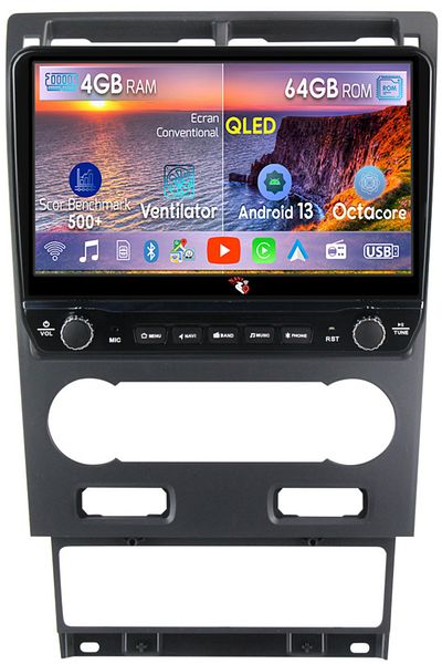 navi-it Dedicated navigation Mondeo 2000-2007 with rotary buttons model 2024, 4 GB RAM 64 ROM, Quadcore, Andro