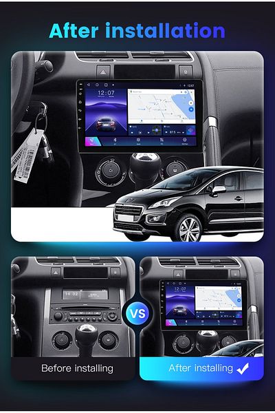 navi-it Navigatie dedicata Peugeot 3008/5008 2009-2016, 4GB RAM 64GB ROM, Octacore, Android 14, Display QLED