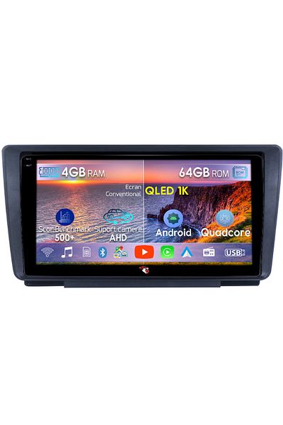 navi-it Navigatie dedicata Skoda Octavia 2008-2013, 4GB RAM 64GB ROM, Octacore, Android 14, Display QLED 1K